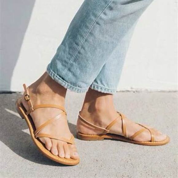 🆕Soludos NIB Zoe Strappy Sandals in Marigold - Picture 2 of 3
